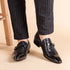 Elegant Patent Leather Oxford Loafers for Men - Versatile Dress Shoes for Weddings and Office Occasions - Comfortable Slip-On Style with Pointed Toe Design